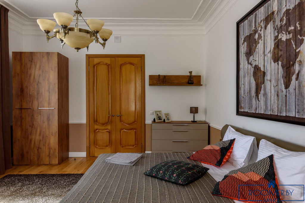 Квартира на сутки в Минске возле метро Немига спальня