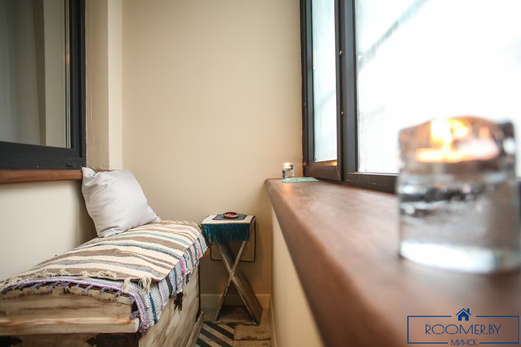 Квартира на сутки в Минске возле метро Немига балкон