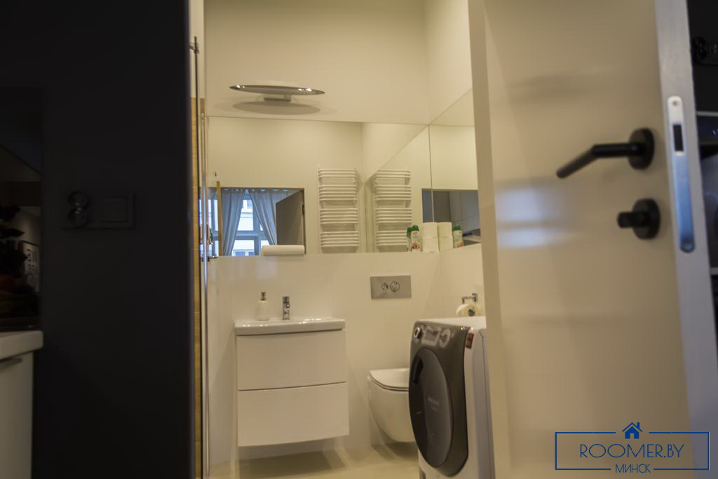 Квартира на сутки в Минске на улице Скрыганова, 4Д ванная комната