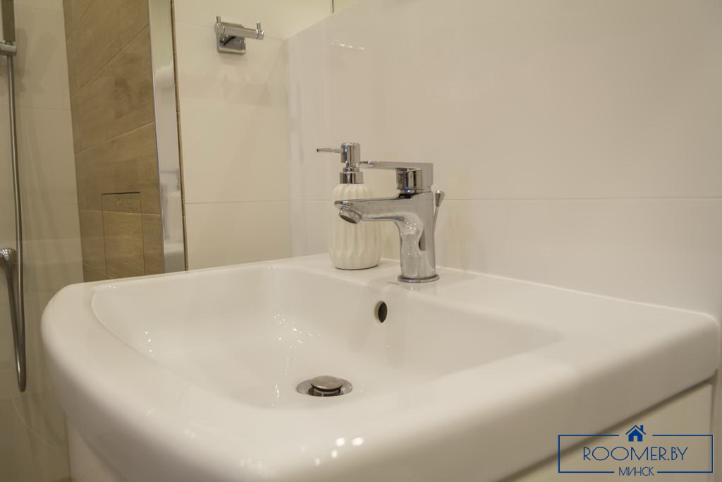 Квартира на сутки в Минске на улице Скрыганова, 4Д ванная комната