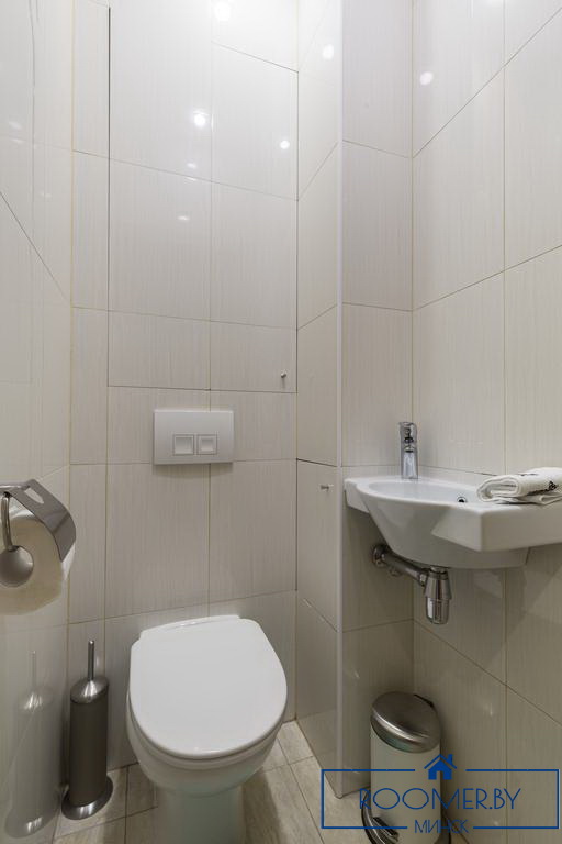 Квартира на сутки в Минске на улице Скрыганова, 4Д ванная