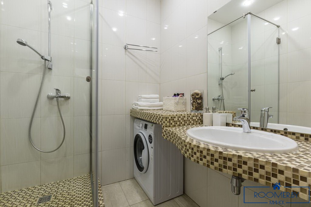 Квартира на сутки в Минске на улице Скрыганова, 4Д ванная