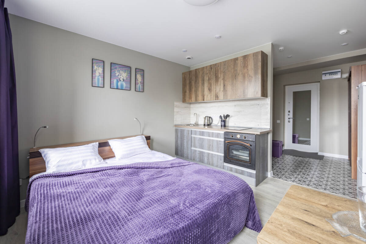 Interior of apartment for daily rent, Minsk, Pritytskogo str. 39