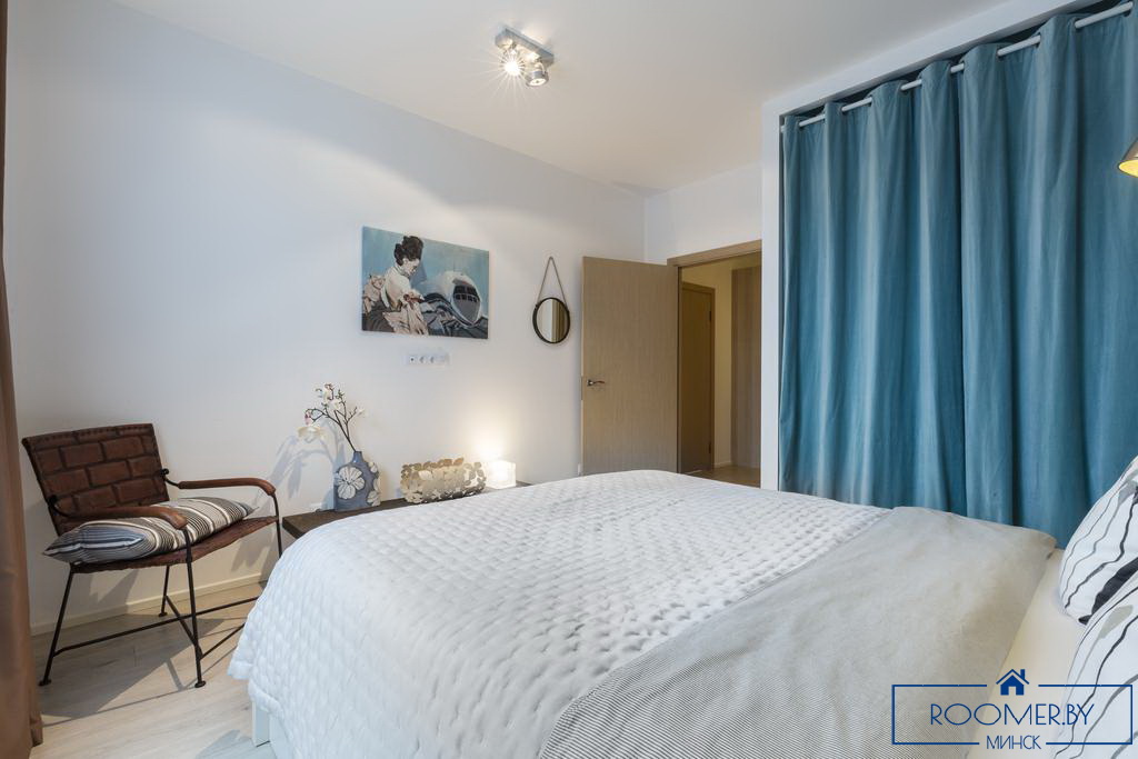 Квартира на сутки в Минске на улице Скрыганова, 4Д спальня