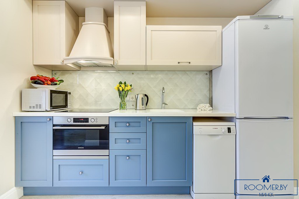 Квартира на сутки в Минске на улице Романовская Слобода, 16 кухня