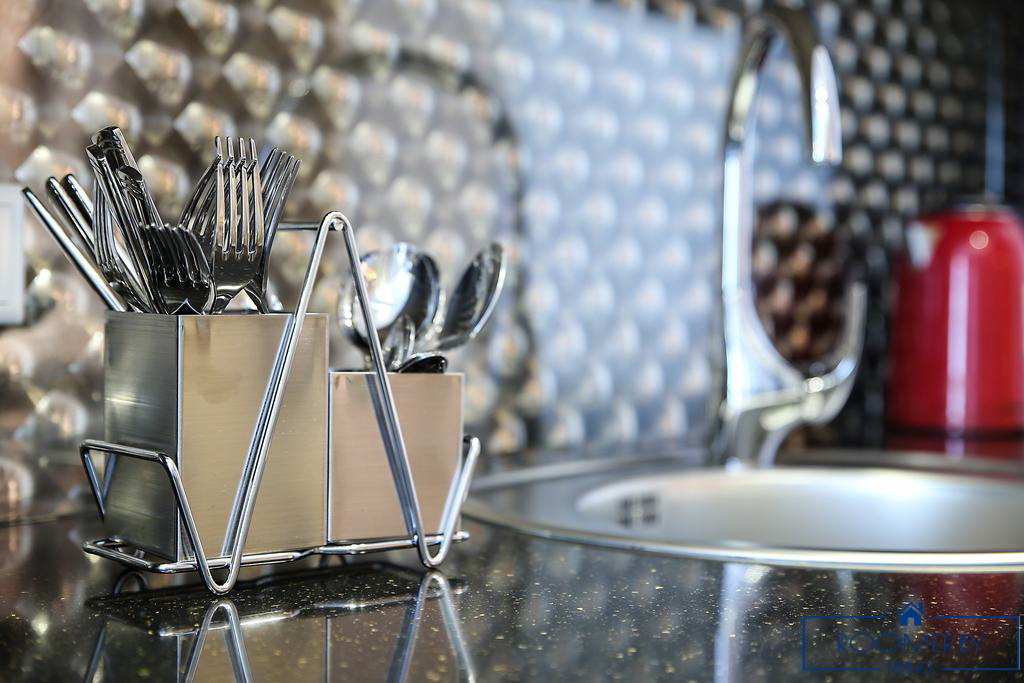 Квартира на сутки в Минске на улице Романовская Слобода, 16 кухня