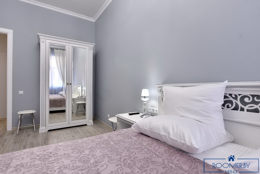 Квартира на сутки в Минске на улице Скрыганова, 4А спальня