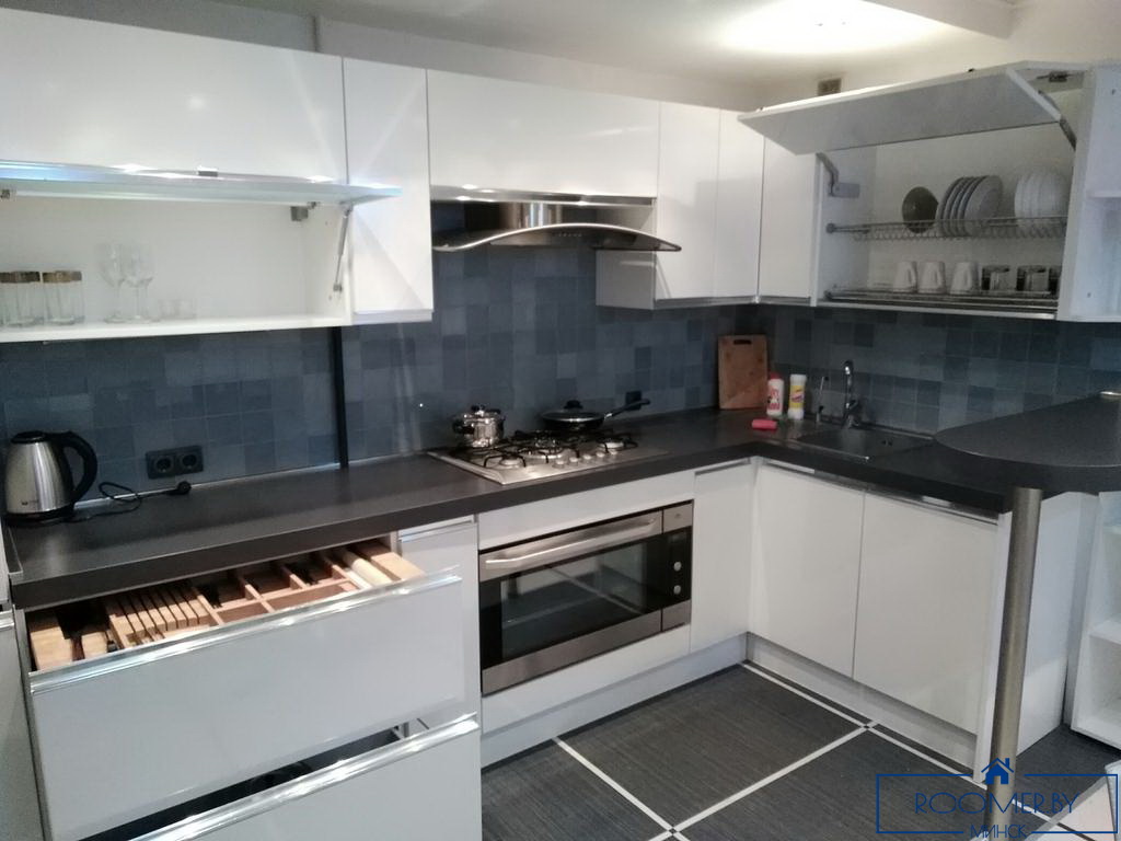 Двухкомнатная квартира на сутки Минск Полоцкой кухня