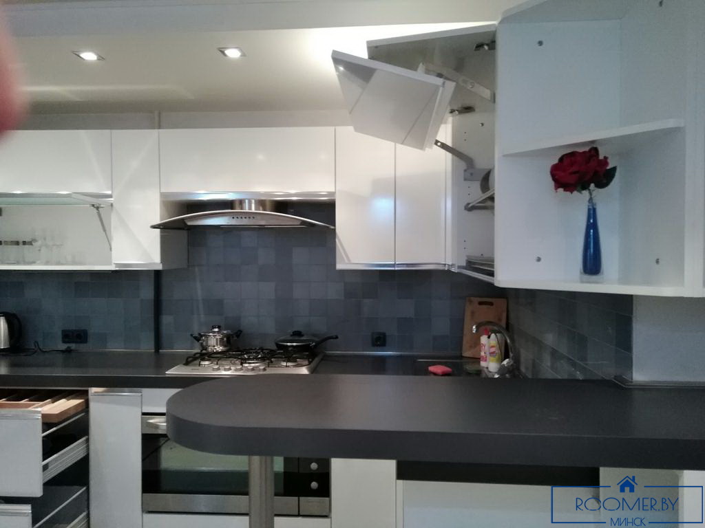 Двухкомнатная квартира на сутки Минск Полоцкой кухня