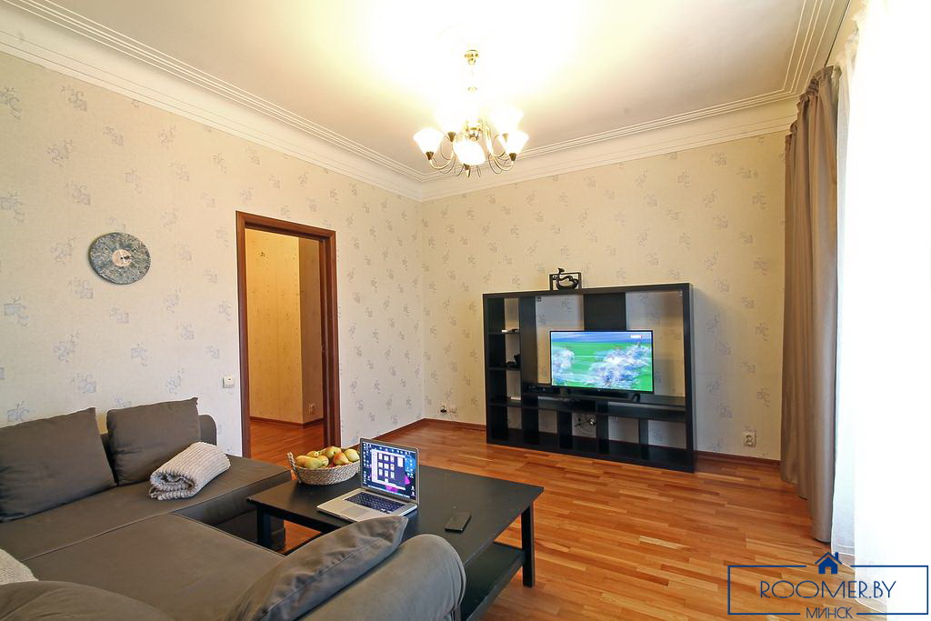 Двухкомнатная квартира на сутки в Минске на Ольшевского гостиная