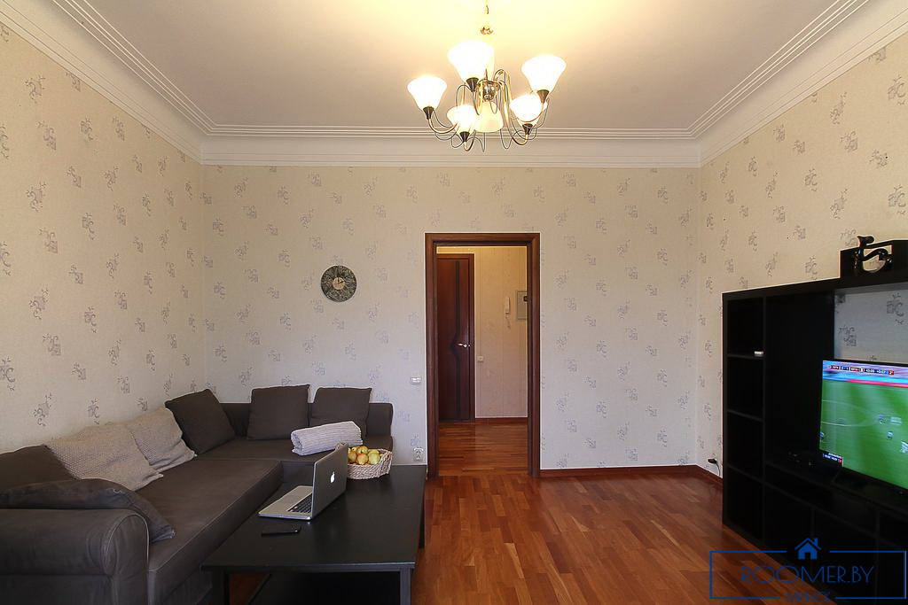 Двухкомнатная квартира на сутки в Минске на Ольшевского гостиная