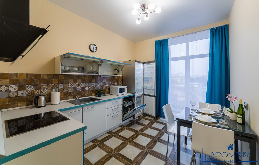 Двухкомнатная квартира на сутки в Минске на Ольшевского кухня