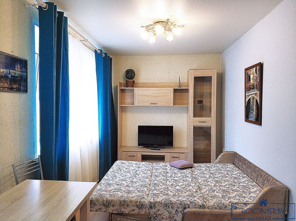 Двухкомнатная квартира на сутки в Минске на Ольшевского гостиная