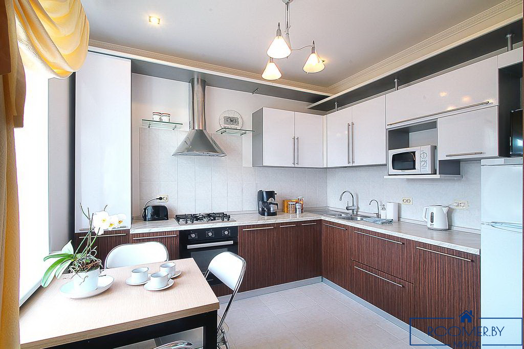 Двухкомнатная квартира на сутки в Минске на Ольшевского кухня