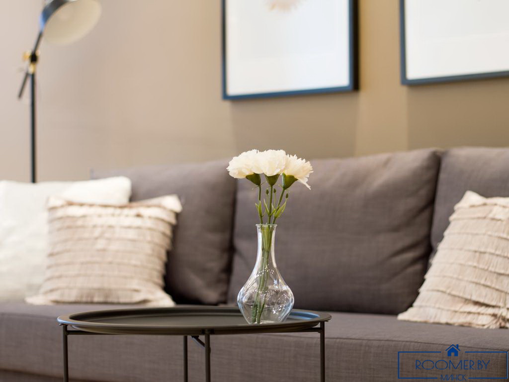 Двухкомнатная квартира на сутки в Минске на Притыцкого спальня