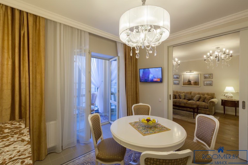 Квартира на сутки в минске по ул. Скрыганова, 16 гостиная