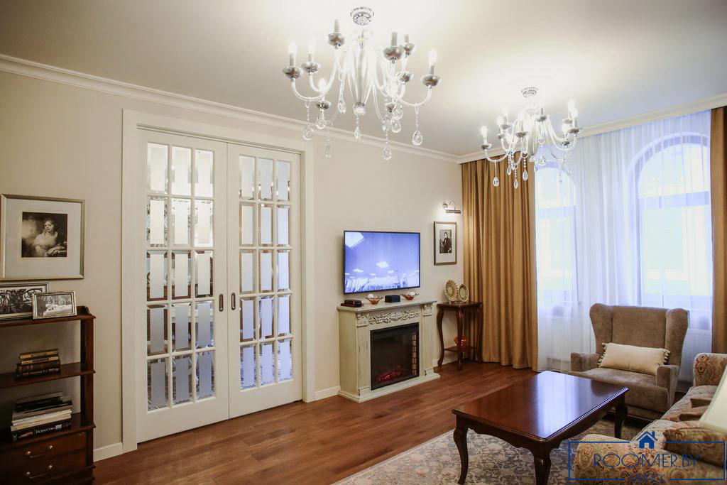 Квартира на сутки в минске по ул. Скрыганова, 16 гостиная