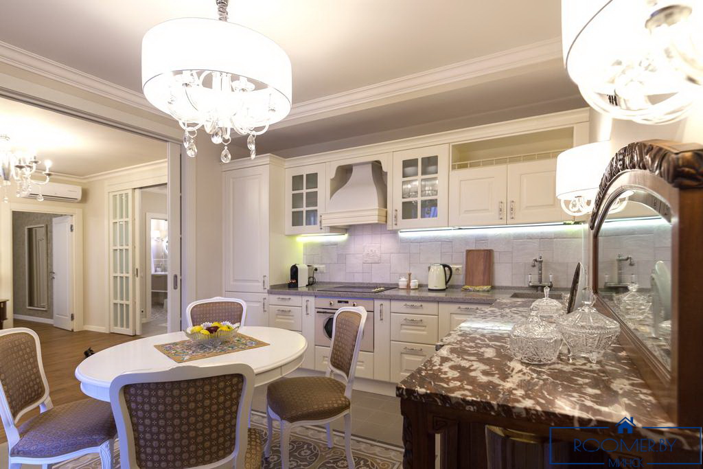 Квартира на сутки в минске по ул. Скрыганова, 16 кухня