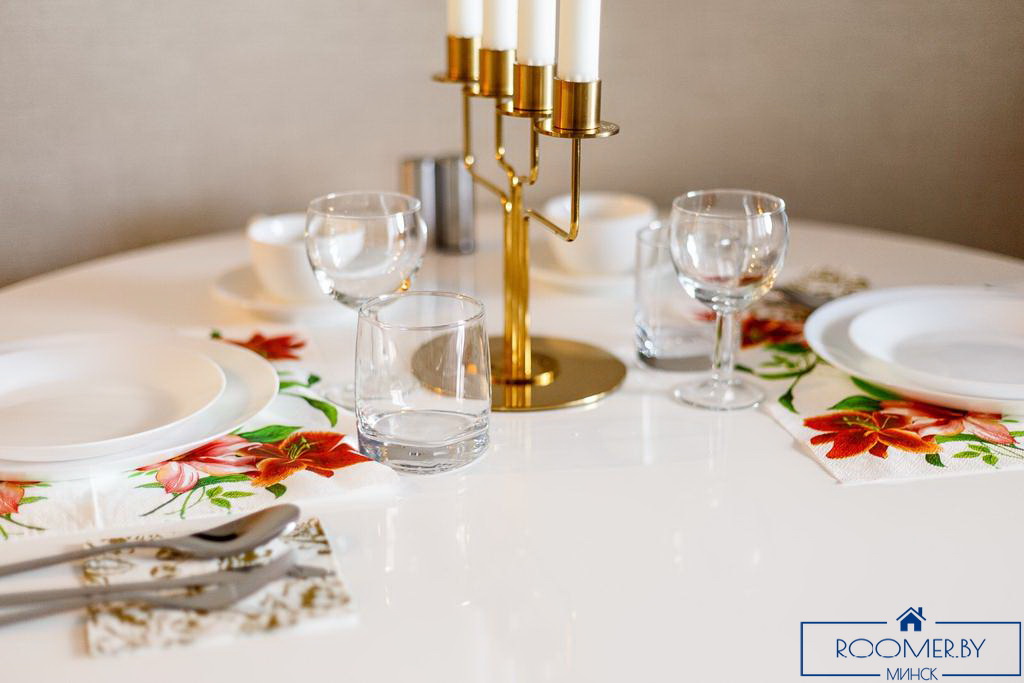 Однокомнатная квартира на сутки в Минске на Притыцкого кухня