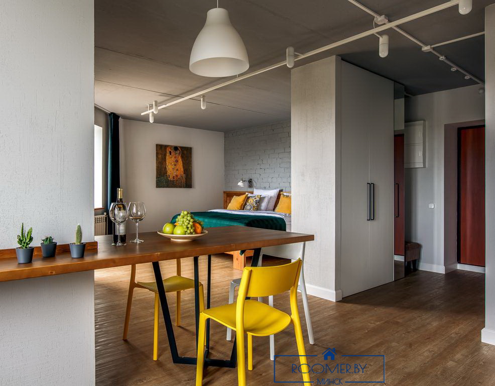 Однокомнатная квартира на сутки в Минске на Притыцкого гостиная