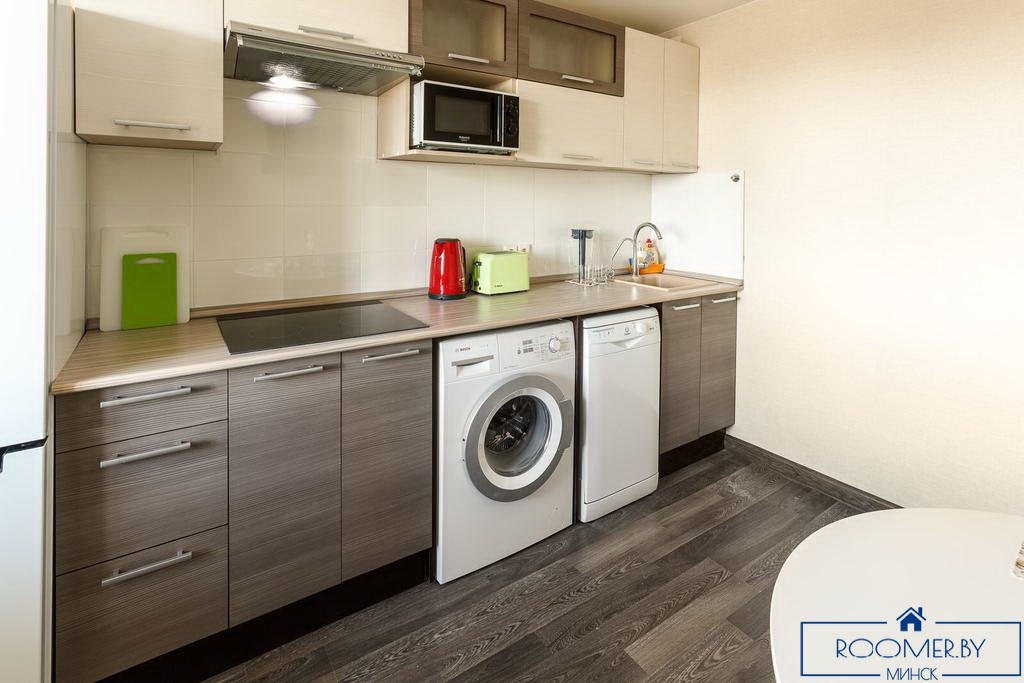 Однокомнатная квартира на сутки в Минске на Притыцкого кухня