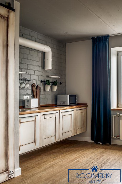 Однокомнатная квартира на сутки в Минске на Притыцкого кухня