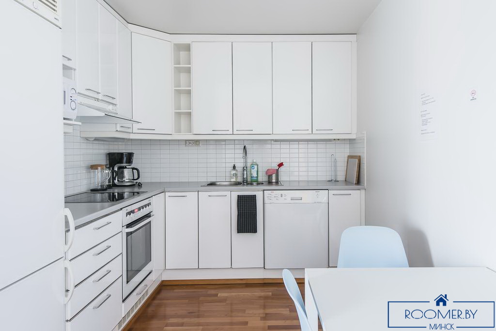 Однокомнатная квартира на сутки в Минске на Притыцкого кухня