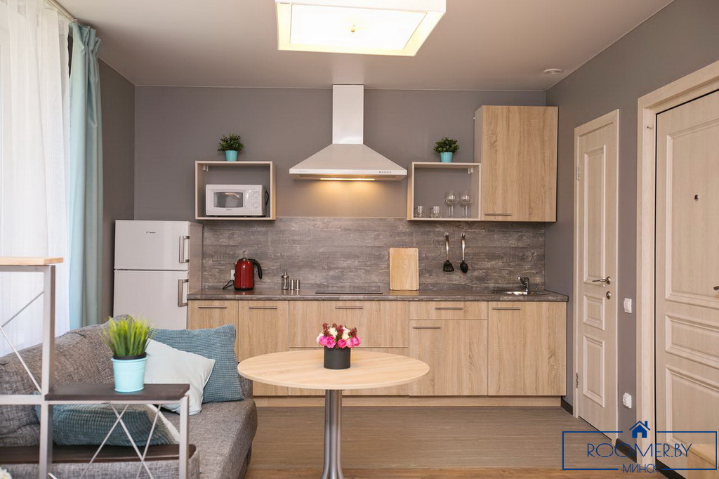 Квартира на сутки в Минске возле метро Спортивная кухня