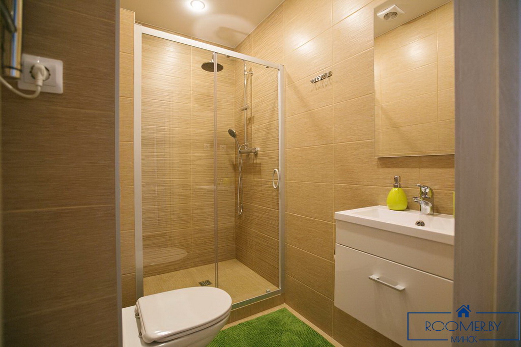 Квартира на сутки в Минске возле метро Спортивная ванна