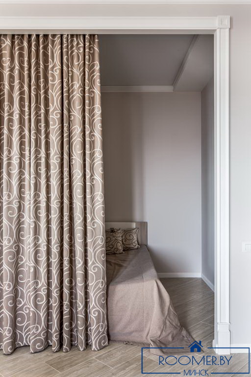 Однокомнатная квартира в Минске на Ольшевского гостиная