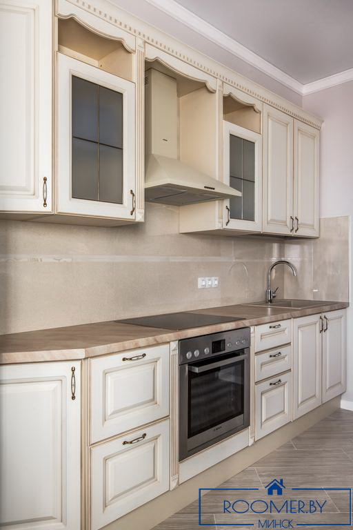 Однокомнатная квартира в Минске на Ольшевского кухня