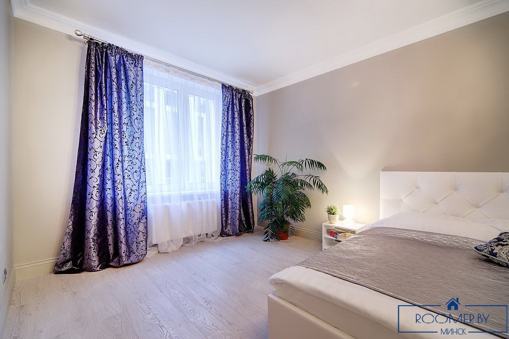 Квартира на сутки в Минске возле метро Спортивная спальня