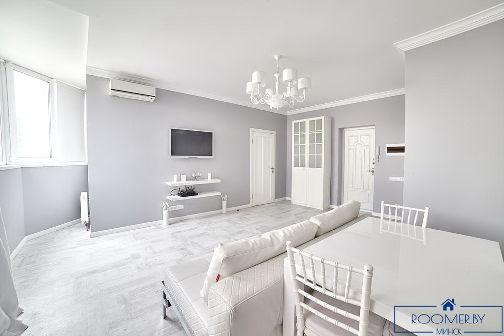 Трехкомнатная квартира на сутки Минск Полоцкой кухня