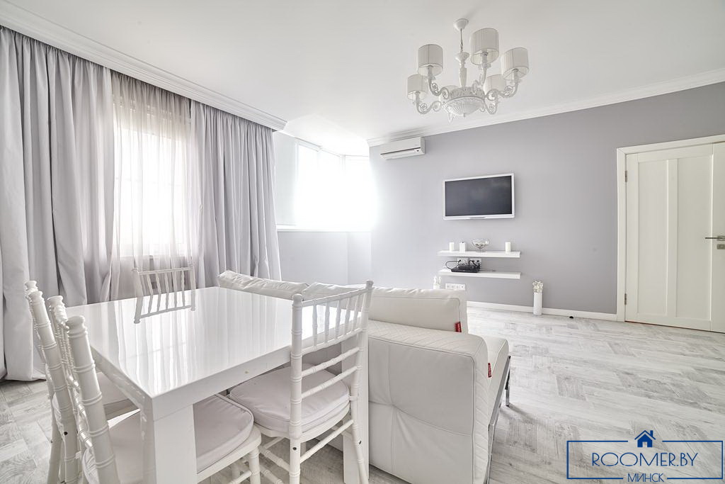 Трехкомнатная квартира на сутки Минск Полоцкой кухня