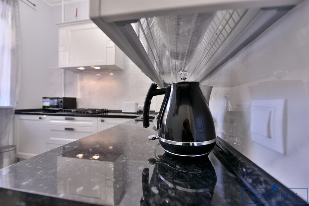 Квартира на сутки в Минске на улице Скрыганова, 4А кухня