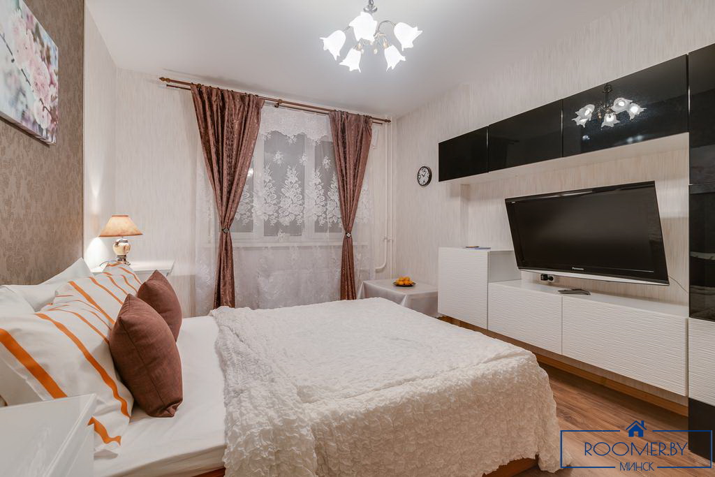 Квартира на сутки в Минске на улице Скрыганова, 16 спальня
