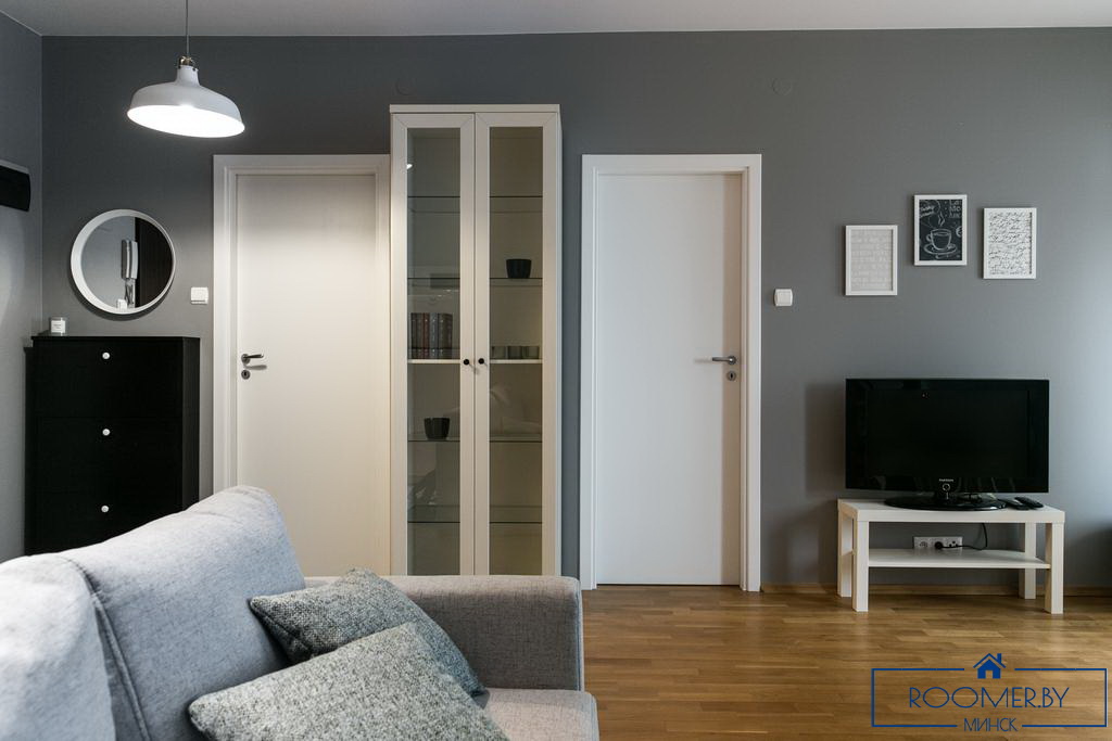 Квартира на сутки в Минске на улице Притыцкого, 39 гостиная