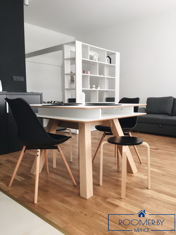 Квартира на сутки в Минске на улице Скрыганова, 4Д кухня