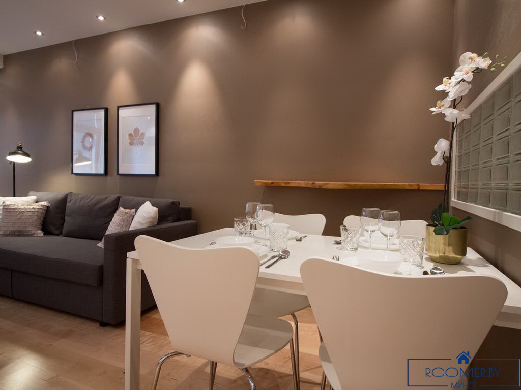 Двухкомнатная квартира на сутки в Минске на Притыцкого гостиная