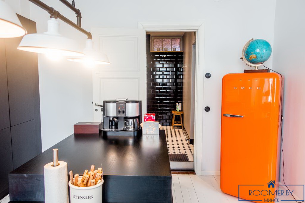 Однокомнатная квартира на сутки в Минске на Притыцкого кухня