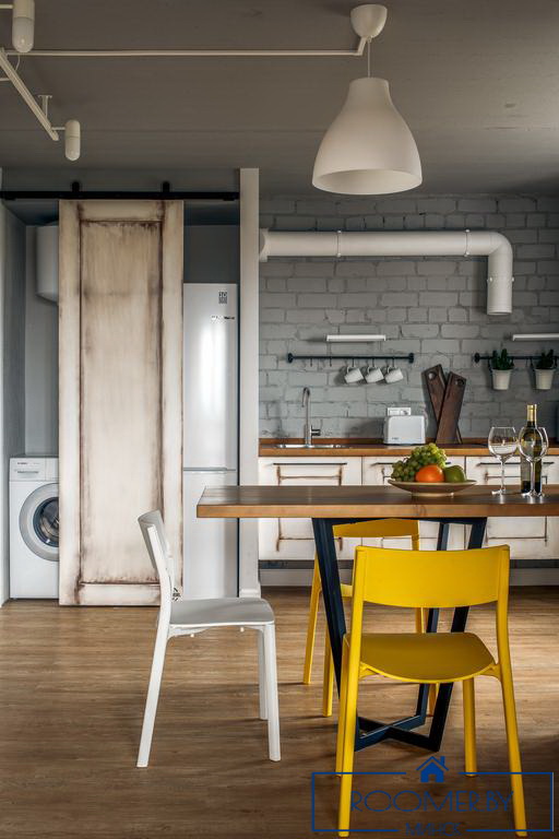 Однокомнатная квартира на сутки в Минске на Притыцкого кухня