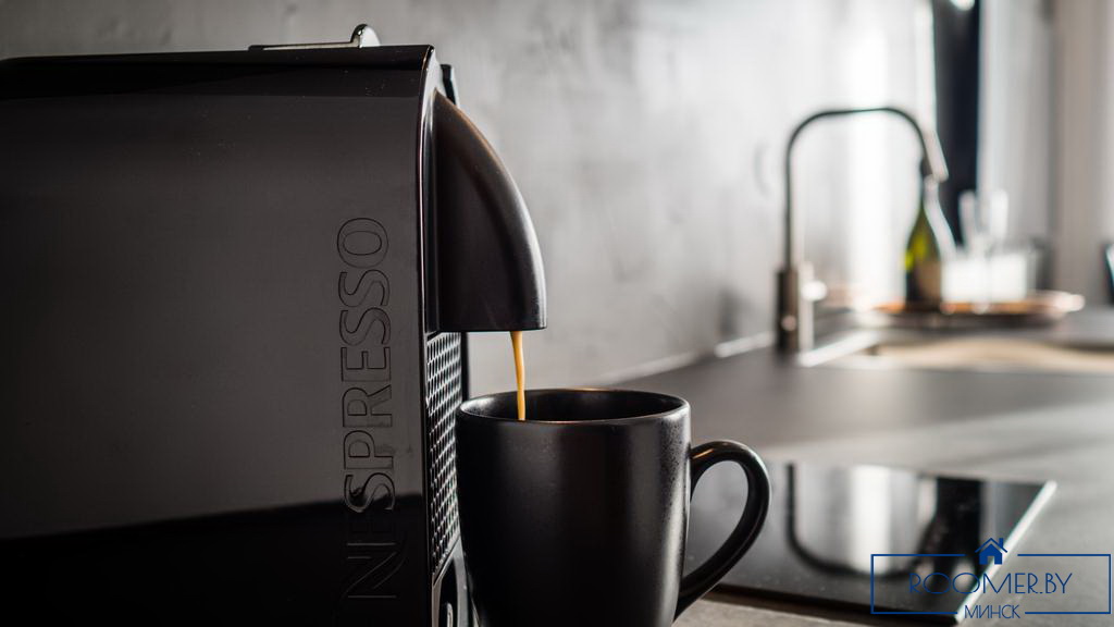 Однокомнатная квартира на сутки в Минске на Притыцкого кухня