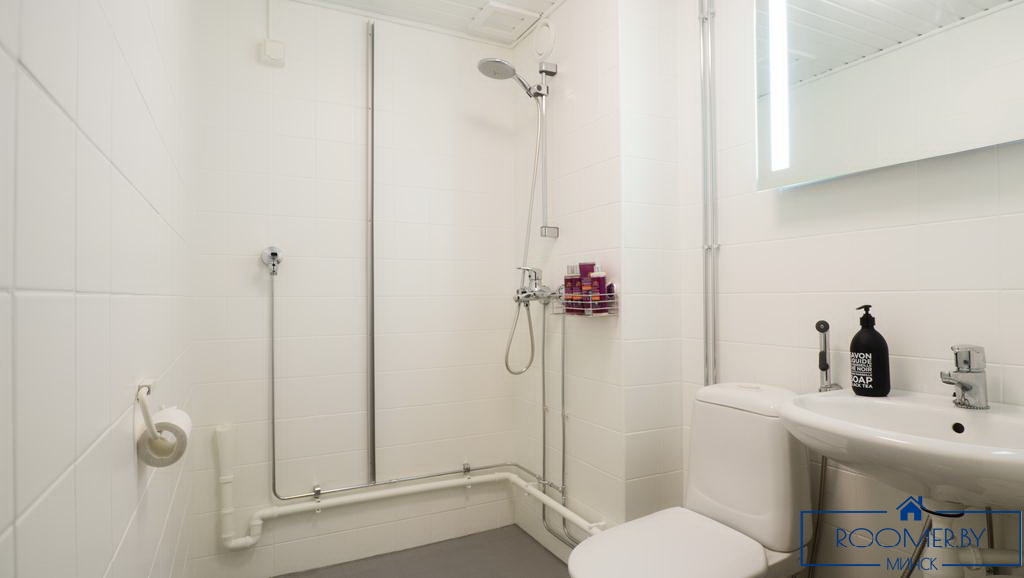 Однокомнатная квартира на сутки в Минске на Притыцкого ванна