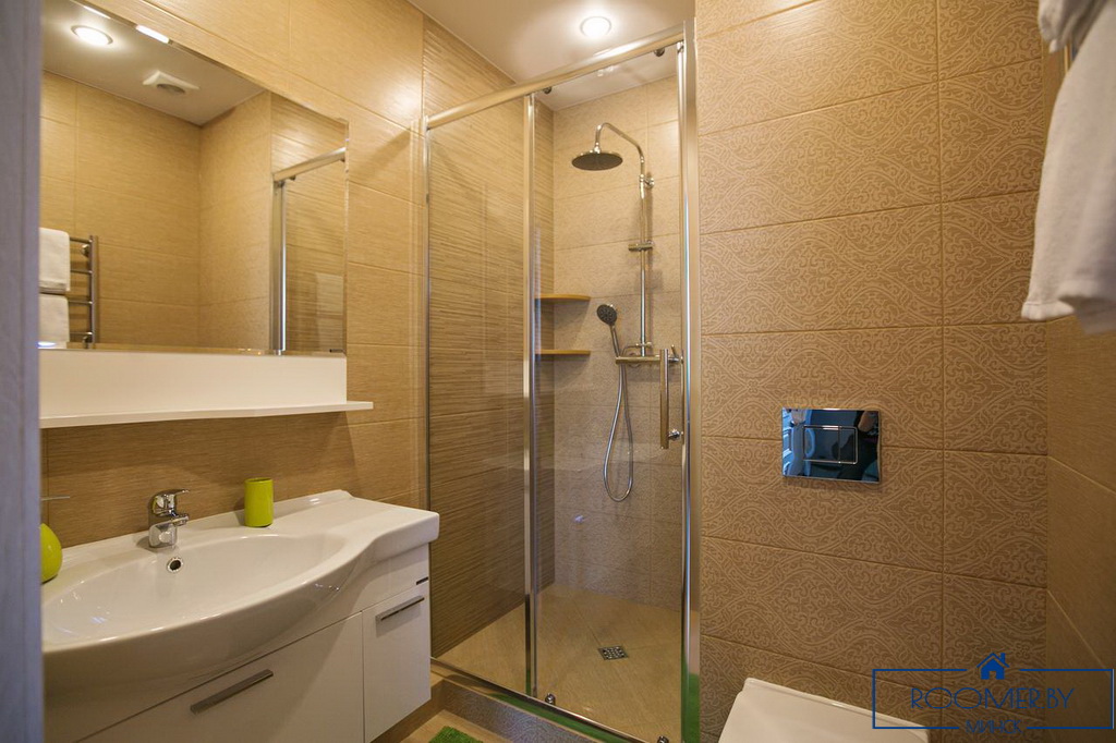 Квартира на сутки в Минске возле метро Спортивная ванна