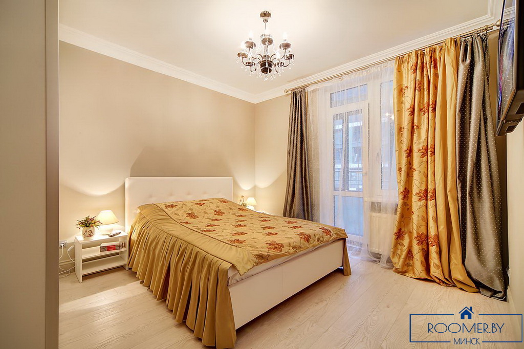 Квартира на сутки в Минске возле метро Спортивная спальня