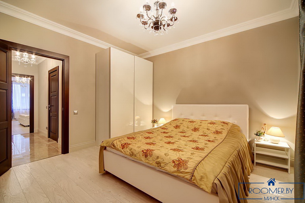 Квартира на сутки в Минске возле метро Спортивная спальня