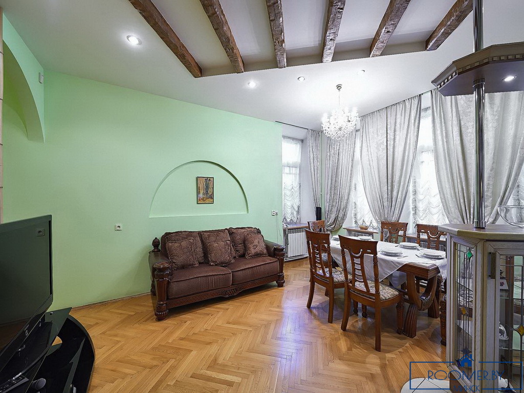 Квартира на сутки в Минске возле метро Площадь Ленина спальня