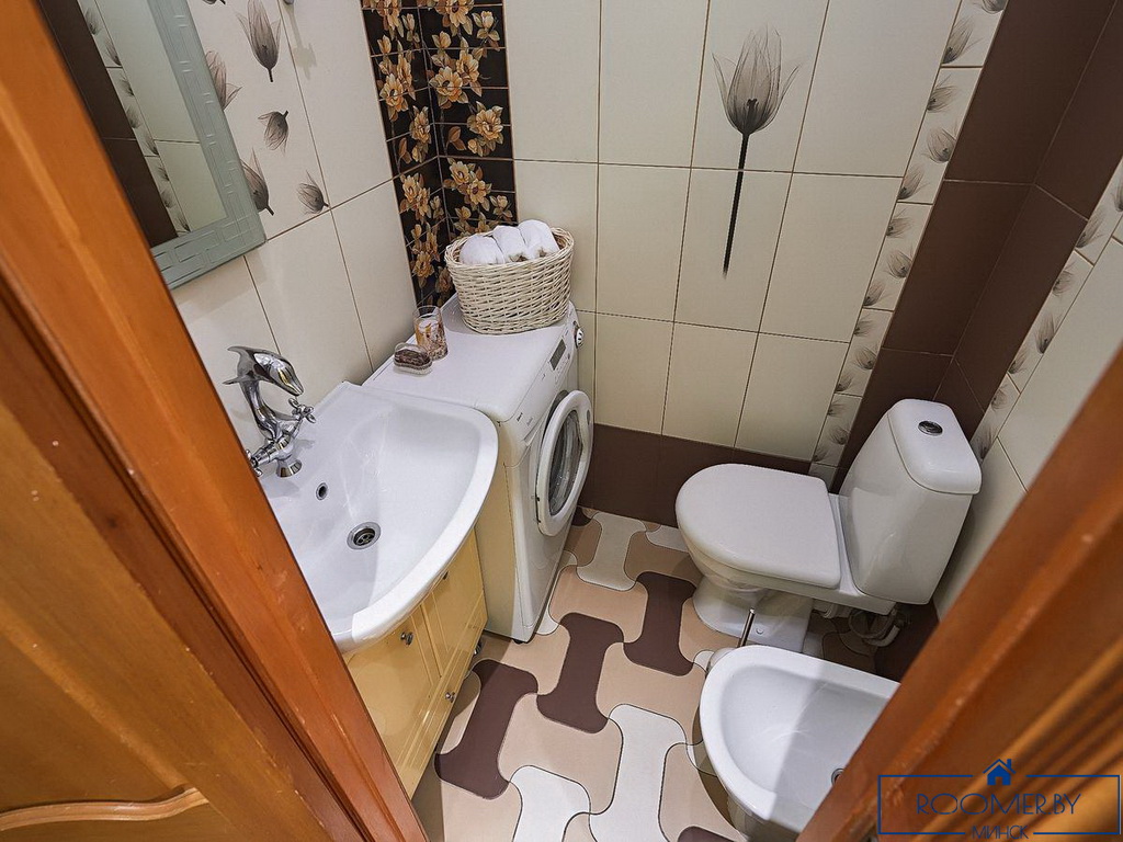 Квартира на сутки в Минске возле метро Площадь Ленина ванна