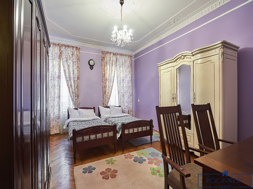 Квартира на сутки в Минске возле метро Площадь Ленина спальня