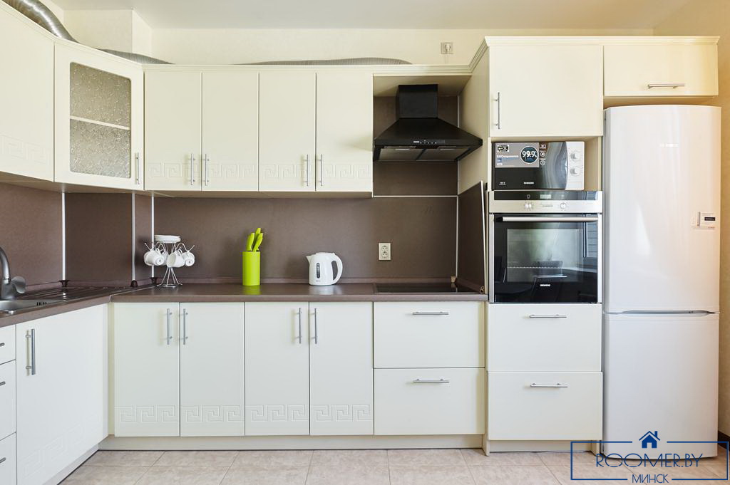 Двухкомнатная квартира в Минске на сутки Энгельса кухня